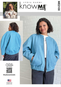 McCalls Sewing Pattern Know Me Misses' Bomber Jacket ME2100