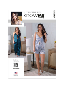 McCalls Know Me Sewing Pattern Misses' Top, Shorts and Pants ME2124