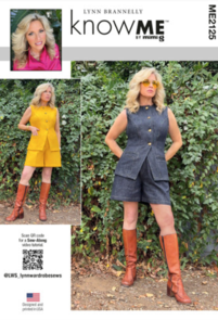 McCalls Know Me Sewing Pattern Misses' Vest and Shorts ME2125