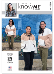 McCalls Know Me Sewing Pattern Unisex Contrast Jackets ME2136