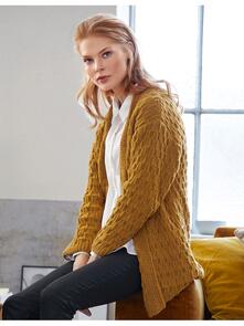 Lana Grossa Pattern / Kit - Cool Wool Big - Womens Cardigan (0141)