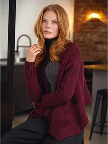 Lana Grossa Pattern / Kit - Cool Wool Big - Womens Jacket (0147)