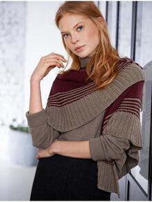 Lana Grossa Pattern / Kit - Cool Wool Big - Womens Shawl (0149)