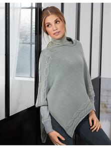 Lana Grossa Pattern / Kit - Cool Wool Big - Womens Poncho (0153)