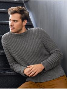 Lana Grossa Pattern / Kit - Cool Wool - Mens Pullover (0041)