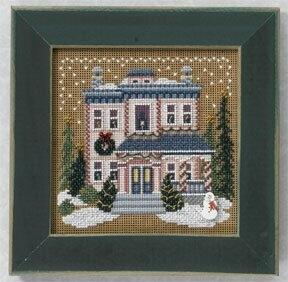 Mill Hill Cross Stitch & Bead Kit - Christmas Village - Victorian House