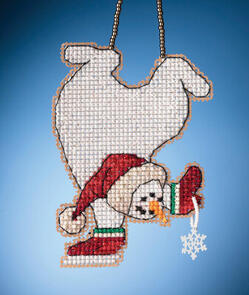 Mill Hill  Snow Fun Charmed Ornaments - Tumbling Snowman