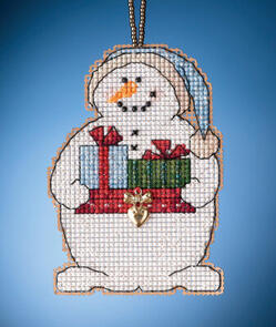 Mill Hill  Snow Fun Charmed Ornaments - Giving Snowman