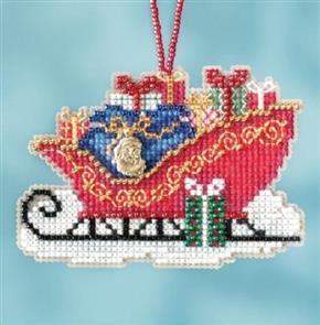 Mill Hill Beaded Cross Stitch Kit - Traditional Sleigh