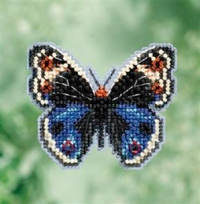 Mill Hill Beaded Kit - Blue Pansy Butterfly