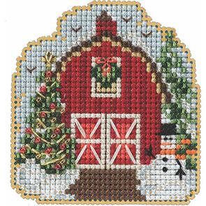 Mill Hill Counted Glass Bead + Treasure Kit - Winter Barn