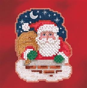 Mill Hill Beaded Cross Stitch Kit - Down the Chimney