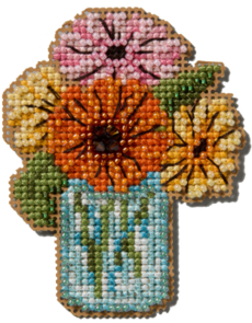 Mill Hill Cross Stitch & Bead Kit - Mason Jar