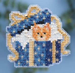 Mill Hill Cross Stitch Kit - Cat in the Box