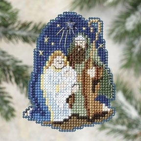 Mill Hill Cross Stitch Ornament Kit - Winter Holiday Nativity