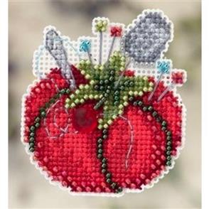 Mill Hill Bead & Cross Stitch Kit: Tomato Pincushion