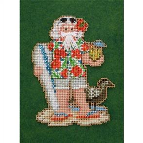 Mill Hill Bead & Cross Stitch Kit: Hawaii Santa