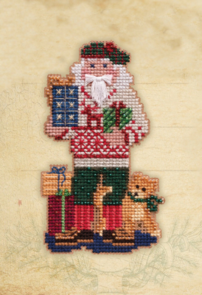 Mill Hill Cross Stitch Ornament Kits Christmas Day Santa – Christmas Giving