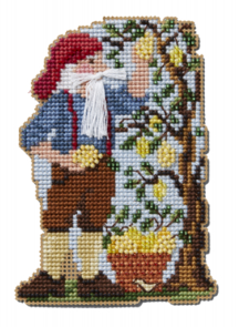 Mill Hill Cross Stitch Ornament Kits Mediterranean Santa – Lemon Grove Santa