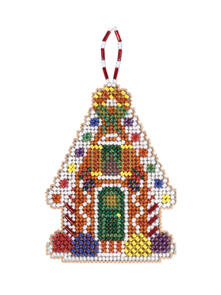 Mill Hill  Cross Stitch Bead Kit: Beaded Holiday - Gingerbread Chalet