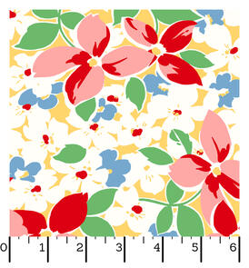 Maywood Hi-De-Ho Hdh Yellow/Red Large Floral