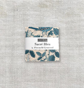 Moda French General Sacre Bleu - Mini Charm Squares 42pc (2.5"x2.5")