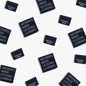 KATM Woven Labels - MISTAKES MADE LESSONS LEARNED