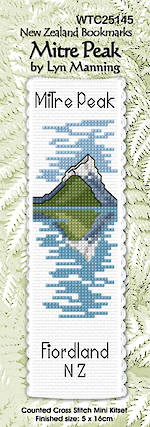 Lyn Manning Cross Stitch Kit Bookmarks - Mitre Peak