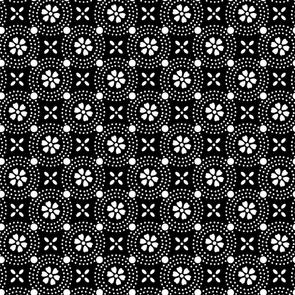 Maywood Kimberbell Basics Black Dotted Circles