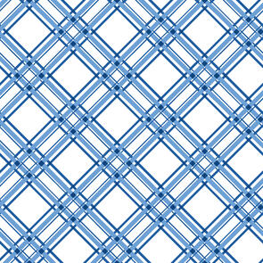 Maywood Kimberbell Basics Blue Diagonal Plaid