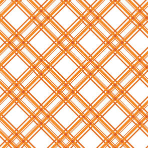 Maywood Kimberbell Basics Orange Diagonal Plaid