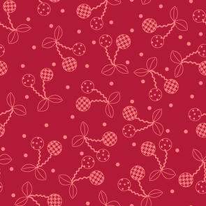 Maywood Kimberbell Basics Pink Red Cheerful Cherries