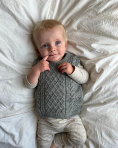 Petite Knit Moby Slipover Baby - Knitting Pattern / Kit