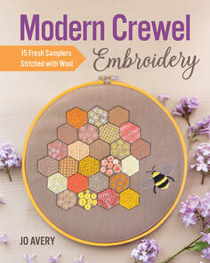 C&T Publishing Modern Crewel Embroidery - Jo Avery