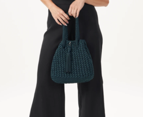 Circulo Crochet Pattern/Kit - Moss Handbag