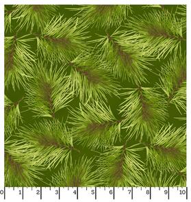 Maywood  Poinsettia & Pine | Christmas Fresh Pine Dark Green