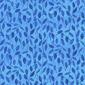 Maywood Quilter'S Road Trip (Digital) Qrt Leaves Blue
