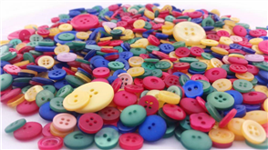 Trendy Trims  Bulk Buttons - Multicoloured Mix "Country"