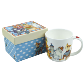 Emma Ball Kittins in Mittens Mug (Boxed)