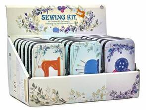 Sew Tasty Printed Mini Compact Sewing Kit