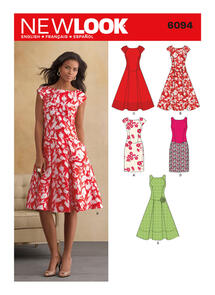 New Look Sewing Pattern Misses' Dresses