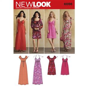 New Look Pattern 6096 Misses' Dresses