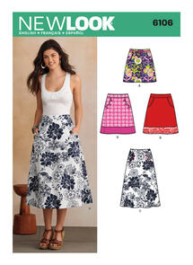 New Look Sewing Pattern Misses' Skirts