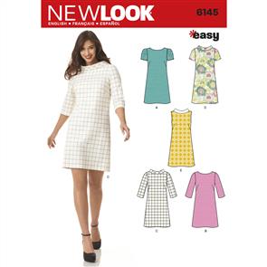 New Look Pattern 6145 Misses' Dress