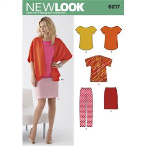 New Look Pattern 6217 Misses' Separates