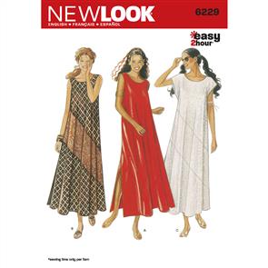 New Look Pattern 6229 Misses Dresses