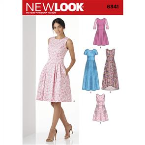 New Look Pattern 6341 Misses' Dress in Three Lengths