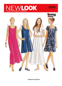New Look Pattern 6352 - Misses' Dresses