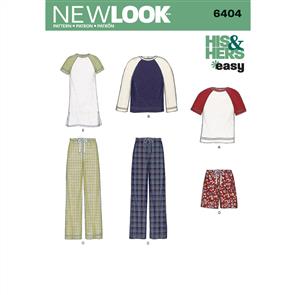 New Look Pattern 6404 Misses' and Men's Separates
