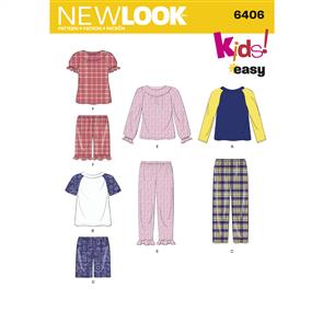 New Look Pattern 6406 Children's Separates